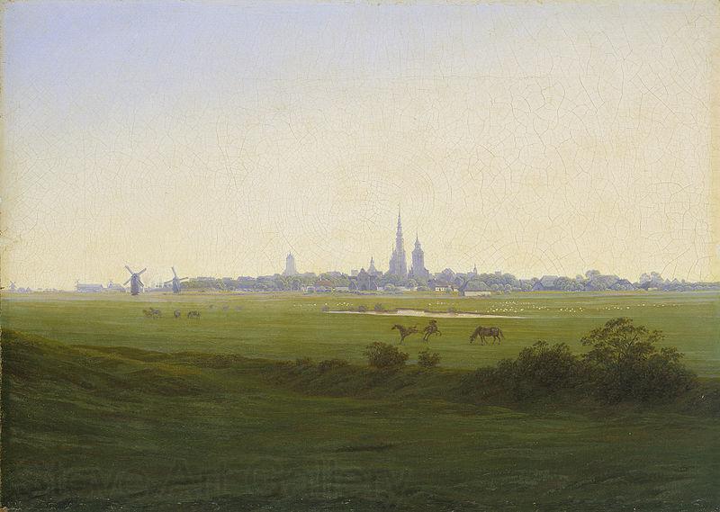 Caspar David Friedrich Wiesen bei Greifswald